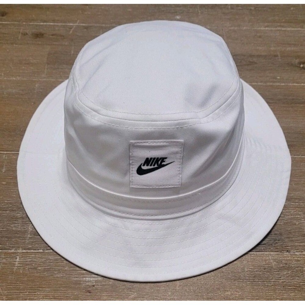 Nike Apex Bucket Hat in White OSFM Futura Sun Cap Youth Kids Size